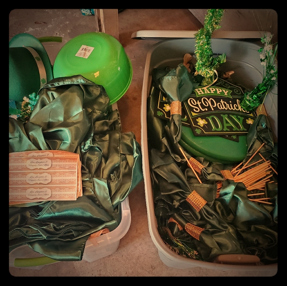 St.pattys day wedding decore